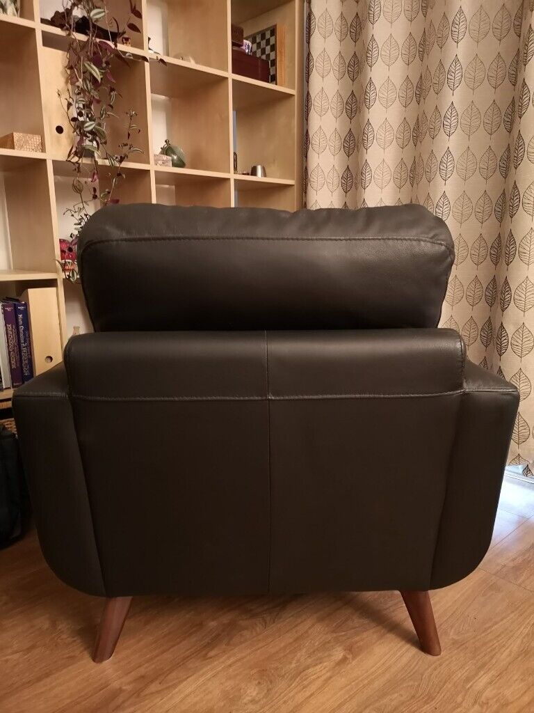 John Lewis Barbican II Leather Armchair
