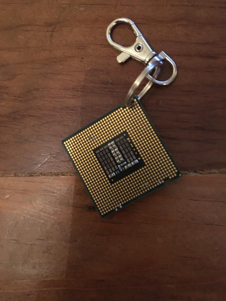Intel processor keyring genuine processor 