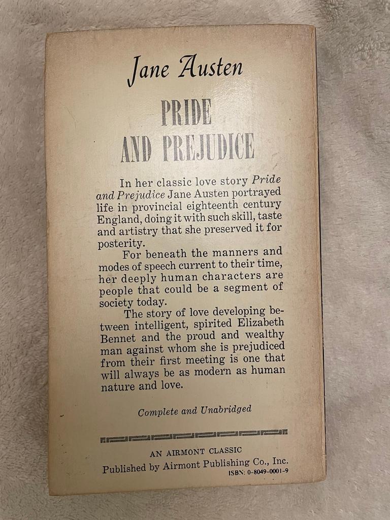 Pride and Prejudice by Jane Austen