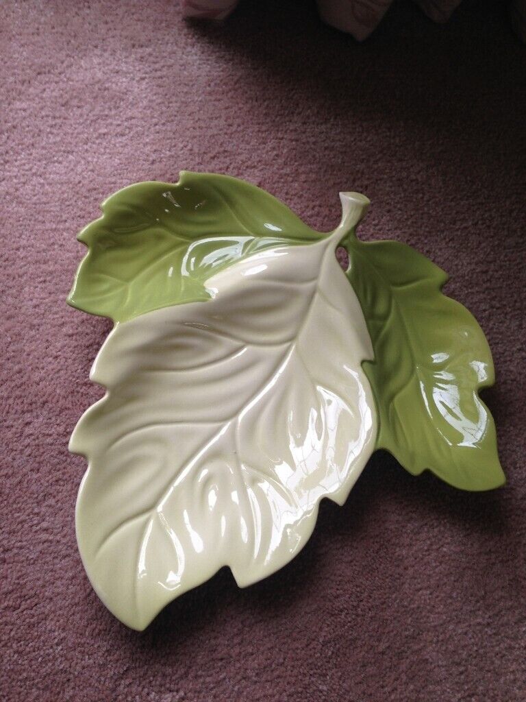 image for Vintage carlton ware leaf dish 