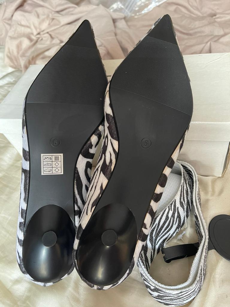 New zebra print shoes & Belt
