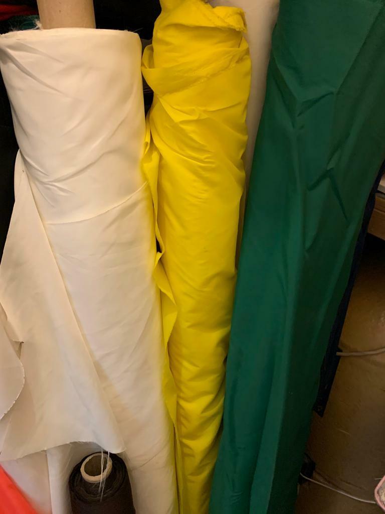 Rolls of Nylon fabric