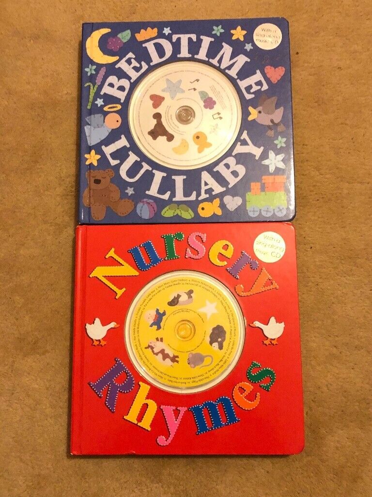 Two hardback books of Nursery Rhymes by Roger Priddy each with a Sing-Along Music CD