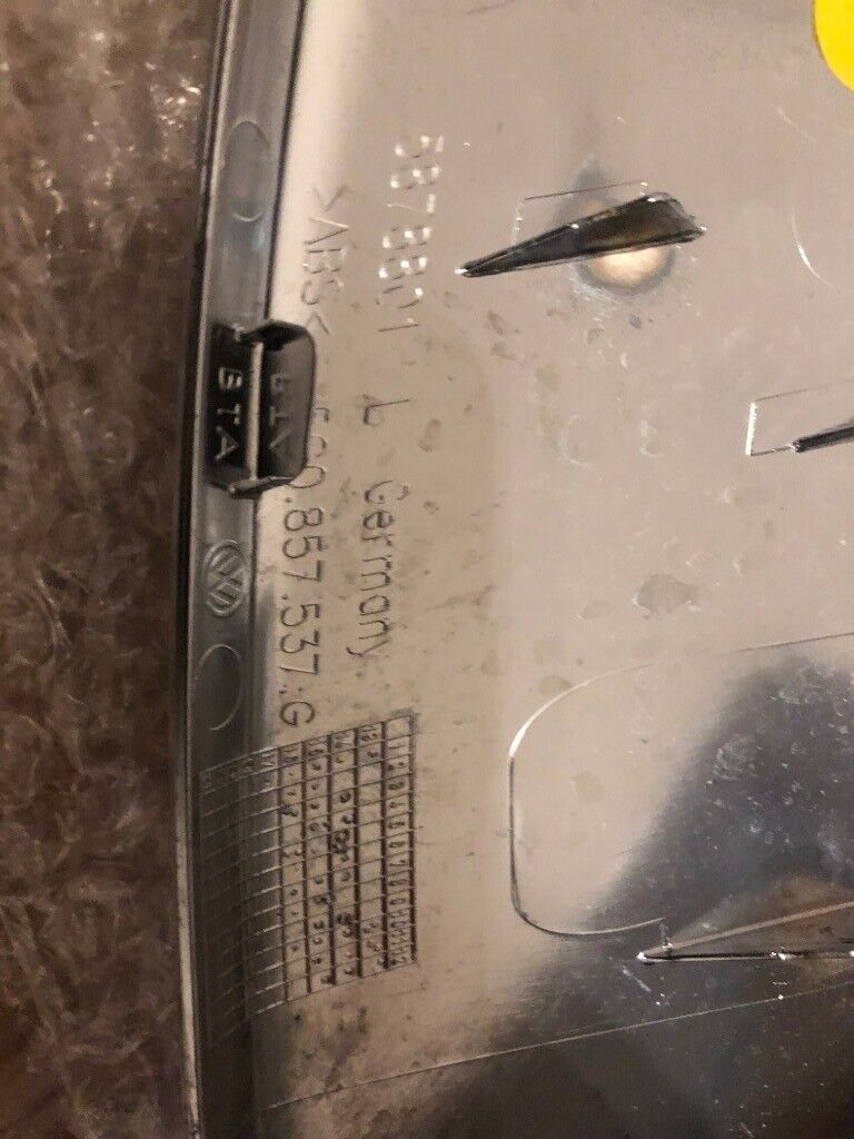 VOLKSWAGEN GOLF R MK7 MK7.5 GENUINE CHROME COVER PASSENGER SIDE 2013-2020