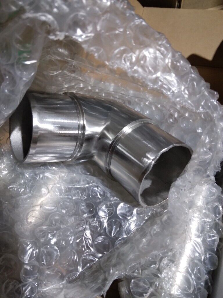 St. steel internal 48.3mm hand-rail parts from £3 each. Genuine Pro-Railing. Will split. E. Kilbride