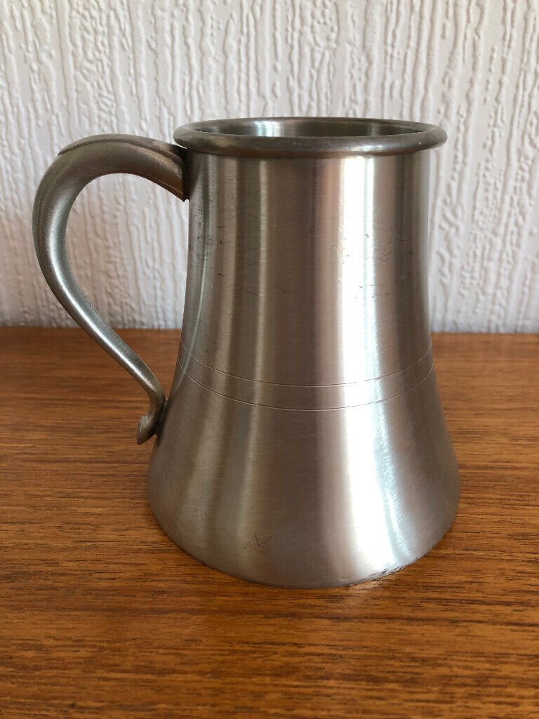 FATHER OF THE GROOM HAND CRAFTED PEWTER TANKARD-NEW