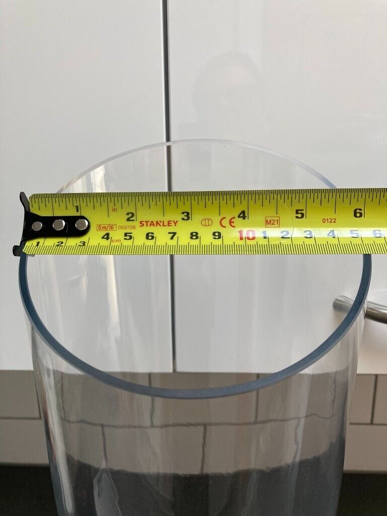 Decorative Large  Asymmetrical Glass Vase –  Unused Condition
