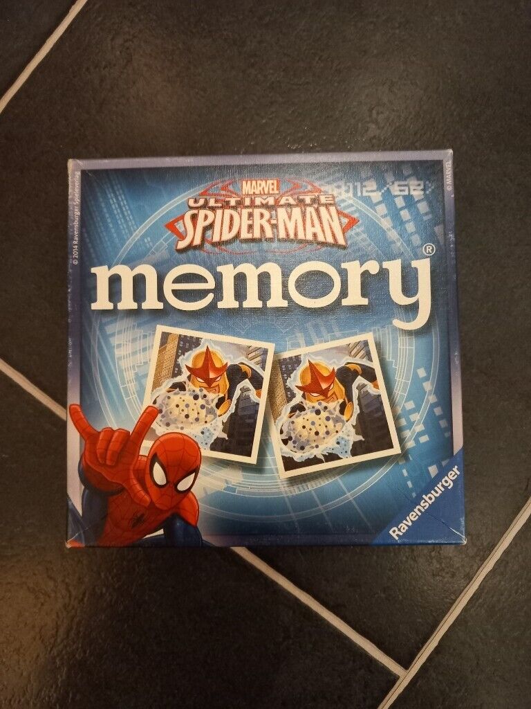 Marvel Spiderman memory game