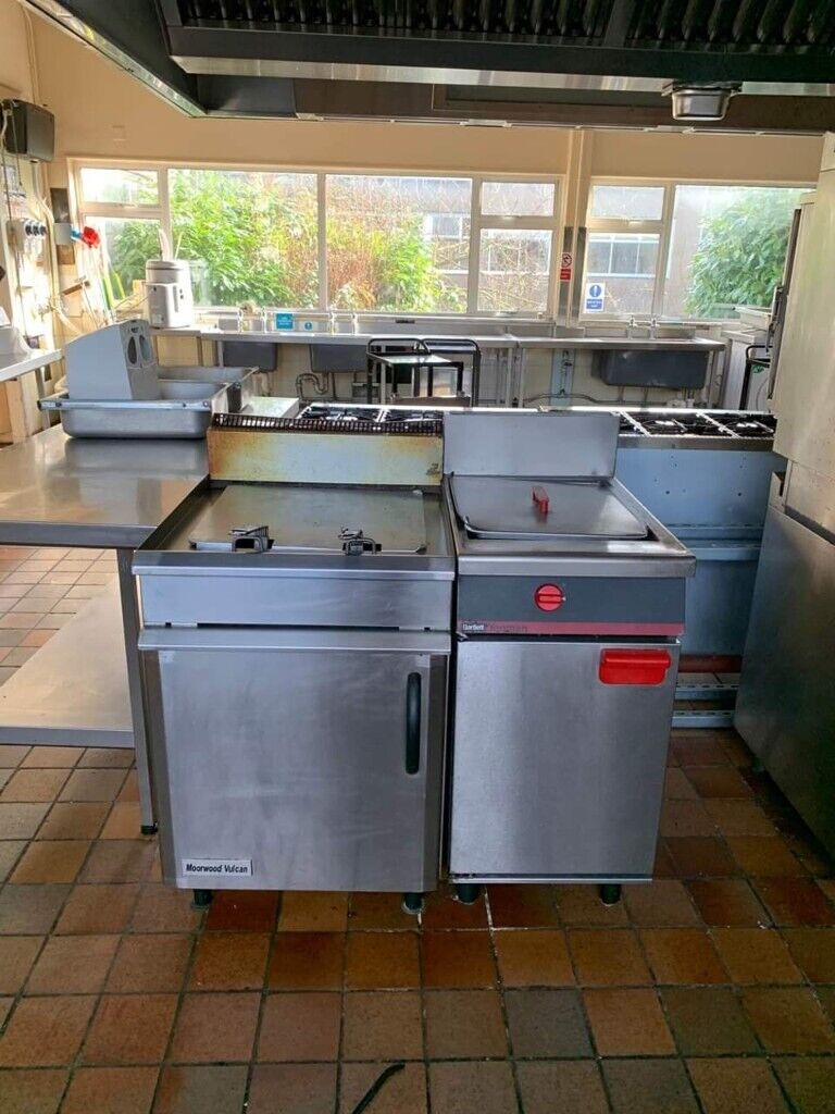 Catering equipment commercial used gas fryers restaurant kitchen trailer items 