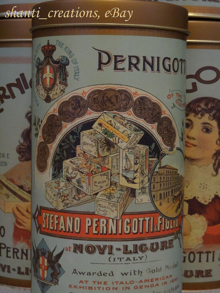 Lot of 60 'Pernigotti' Gianduiotto Tins - Excellent for shop window display and interior decor