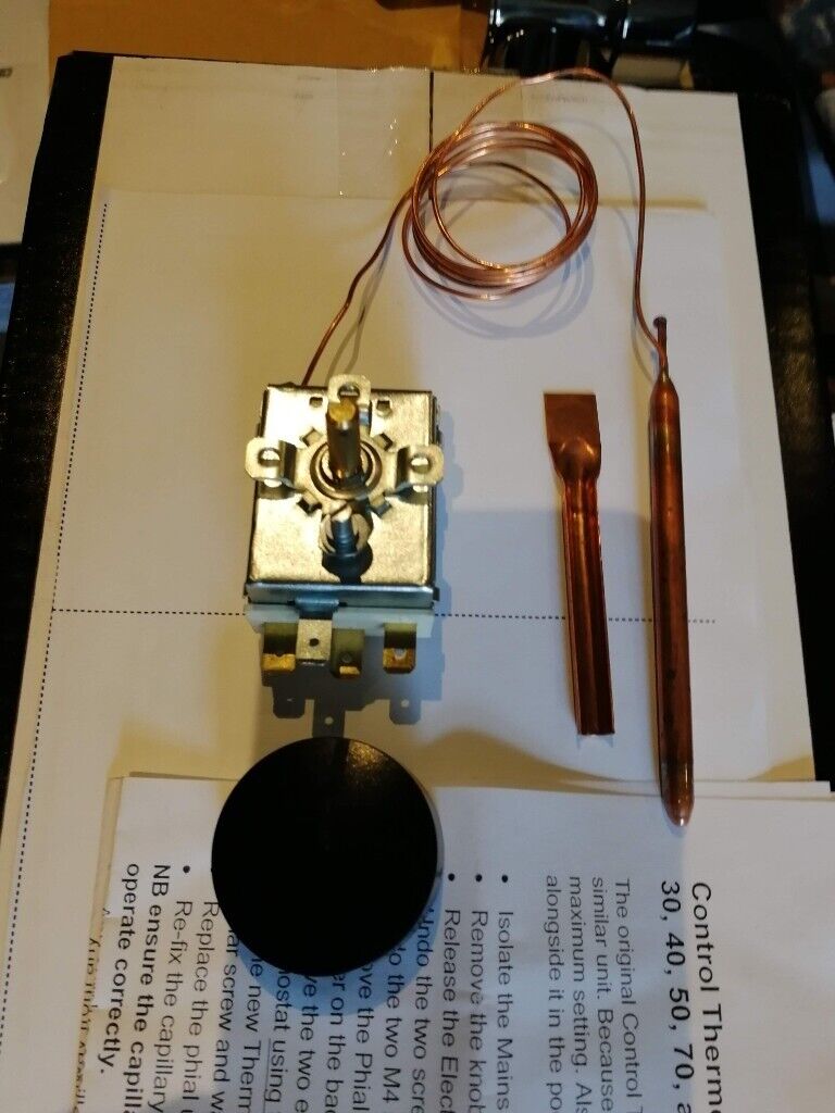 boiler thermostat, dual sensor with high limit.  for unvented cylinders 