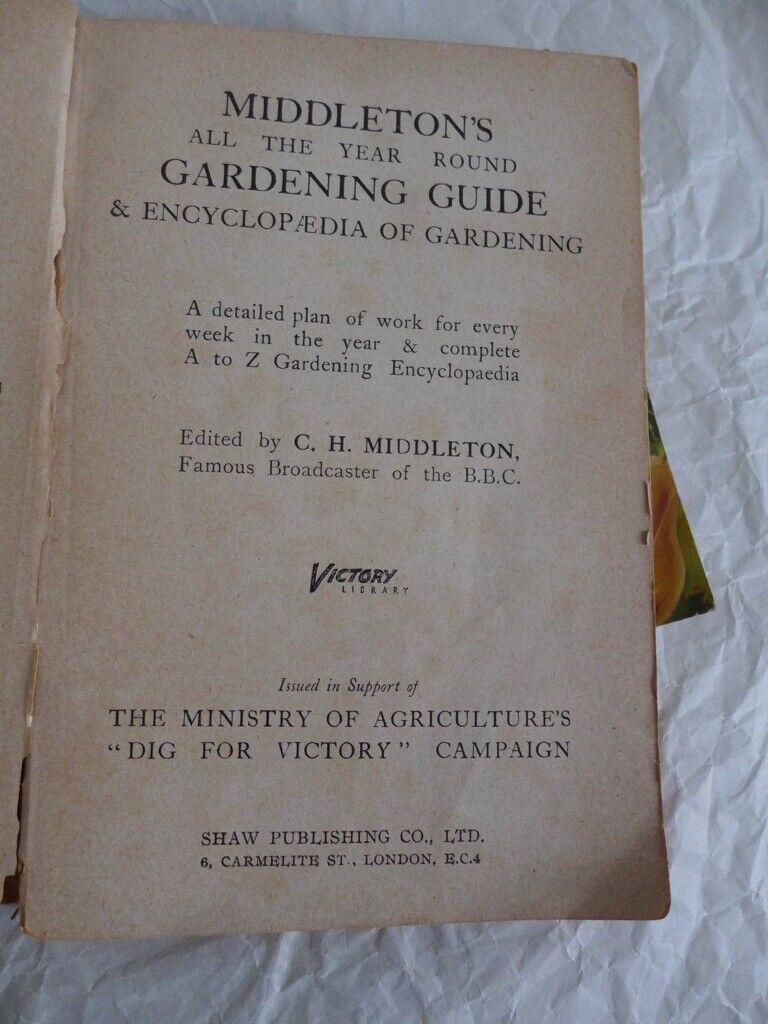 MR CUTHBERT’S GUIDE TO GROWING FRUIT TREES and MIDDLETON’S ALL THE YEAR ROUND GARDENING GUIDE