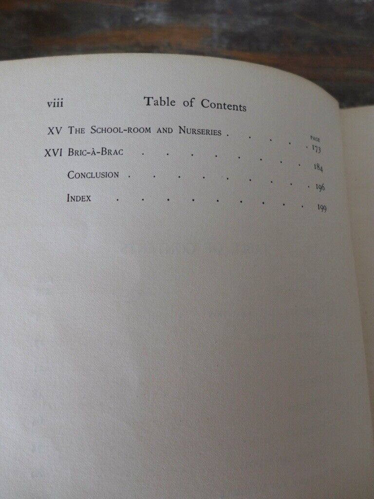RARE Collectable Book: THE DECORATION OF HOUSES, 1898 Edition By Edith Wharton and Ogden Codman Jr.