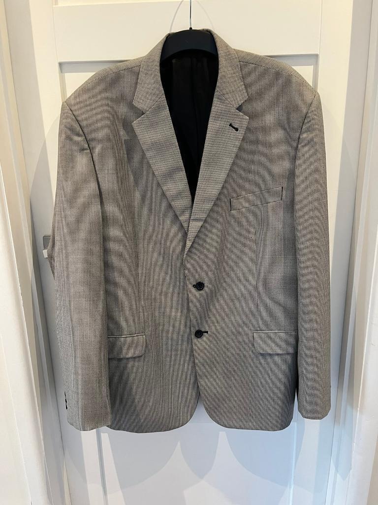 image for Men’s BHS single breasted dog tooth check Jacket XXL in excellent condition 