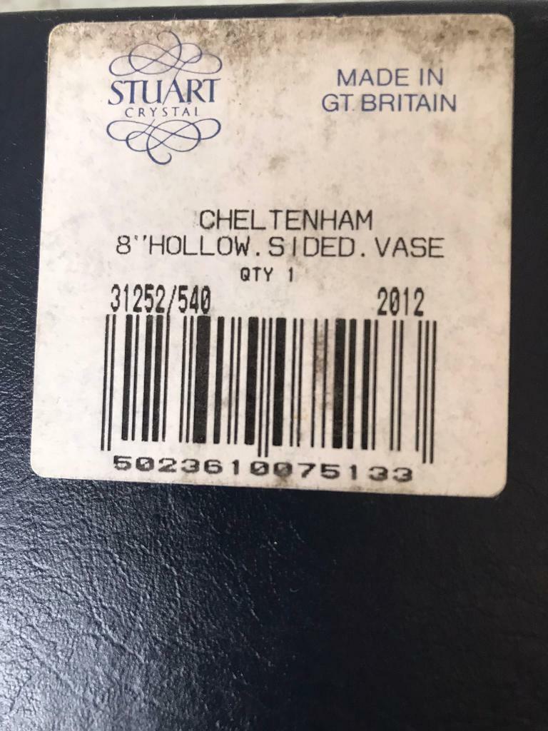 Brand New Stuart Crystal Vase