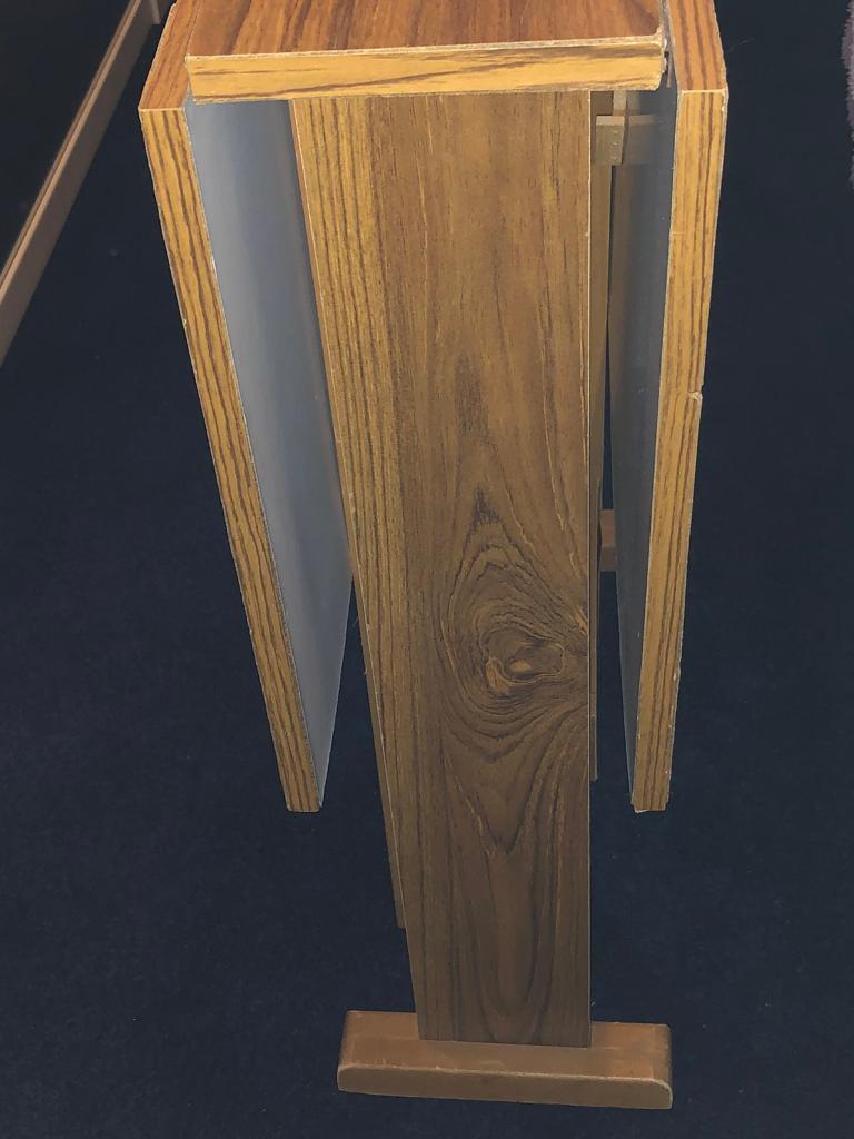image for Drop leaf Formica vintage table 