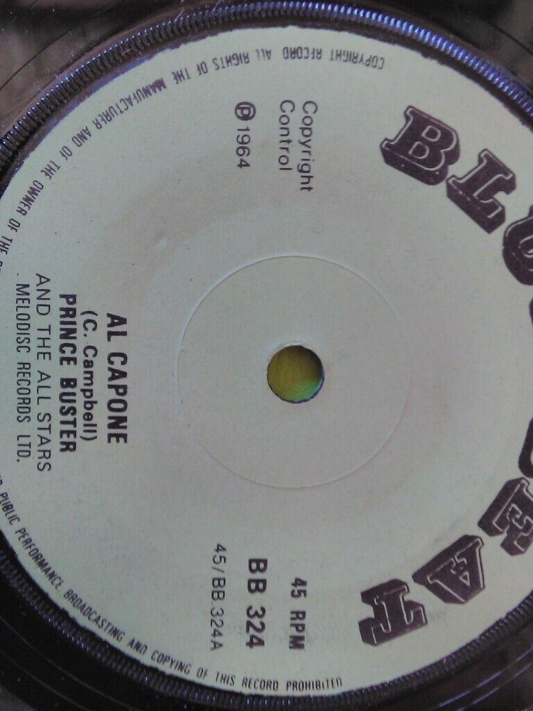 image for Prince Buster 7 inch  vinyl 1964