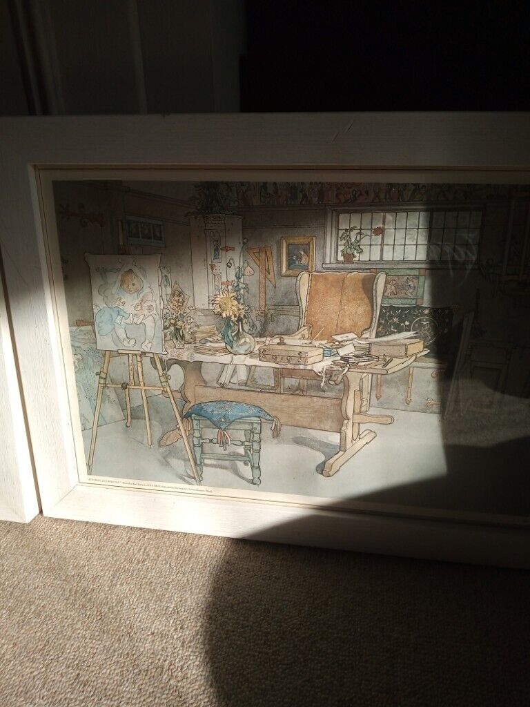 Carl Larsson TWO framed prints