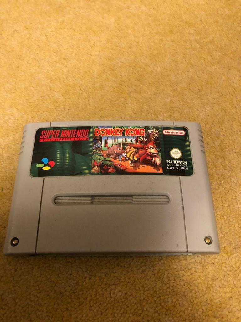 SUPER NINTENDO SNES GAME DONKEY KONG COUNTRY 