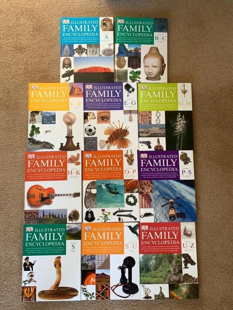 Illustrated Family Encyclopedia - 11 books in total