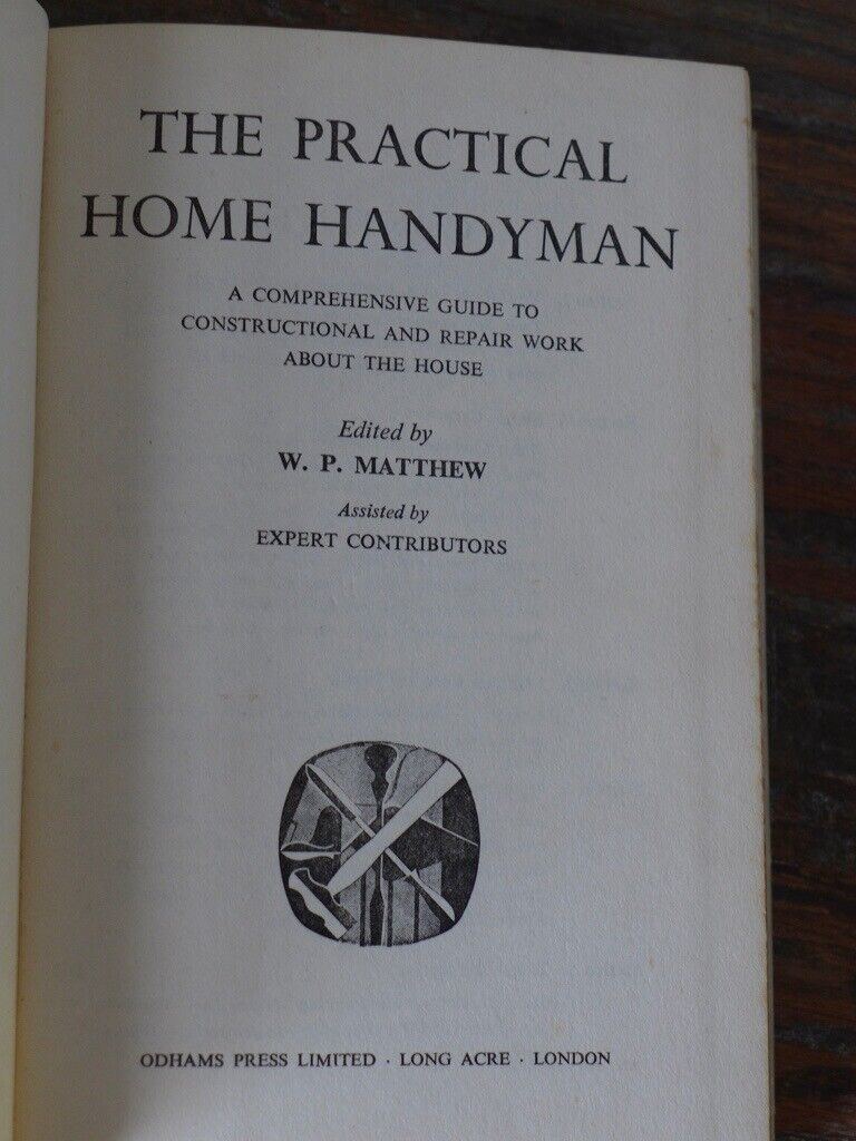 Three collectable vintage DIY books published by Odhams Press. See below for titles and details. 