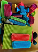 Bristle Blocks Variety of Shapes Stackers 