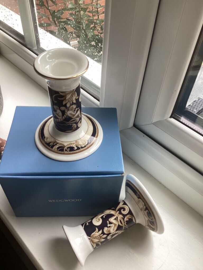 image for Wedgwood bone china Candlesticks 