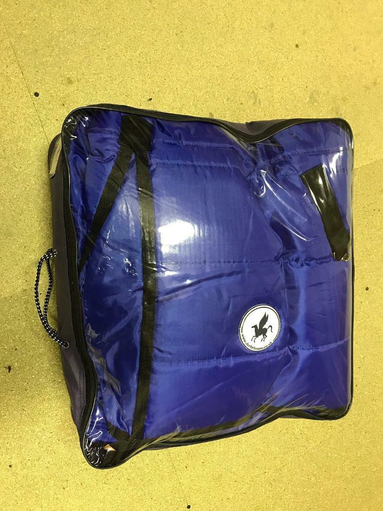 image for Fabulous Blue Mediumweight Combo Stable Rug 7’0” New