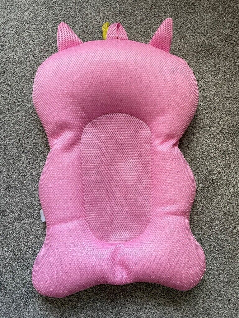 Baby Newborn Bath Tub Float Pillow Cushion Pink Unicorn Bromley Br1