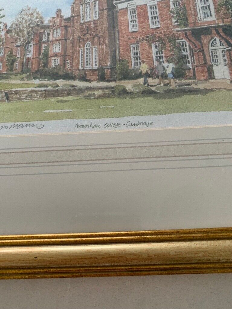 Print of Newnham College Cambridge