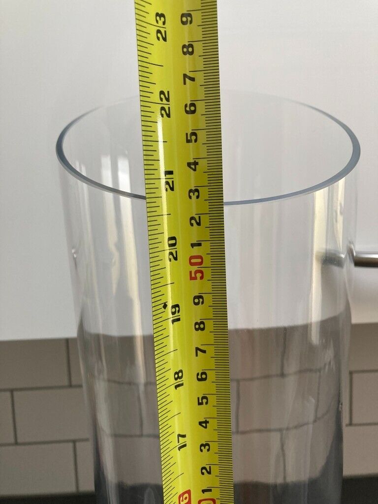 Decorative Large  Asymmetrical Glass Vase –  Unused Condition
