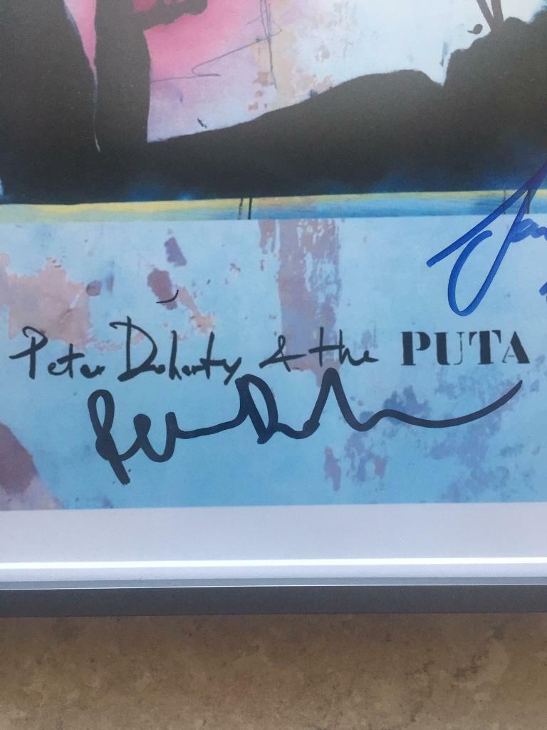 Signed artwork from Pete Doherty 