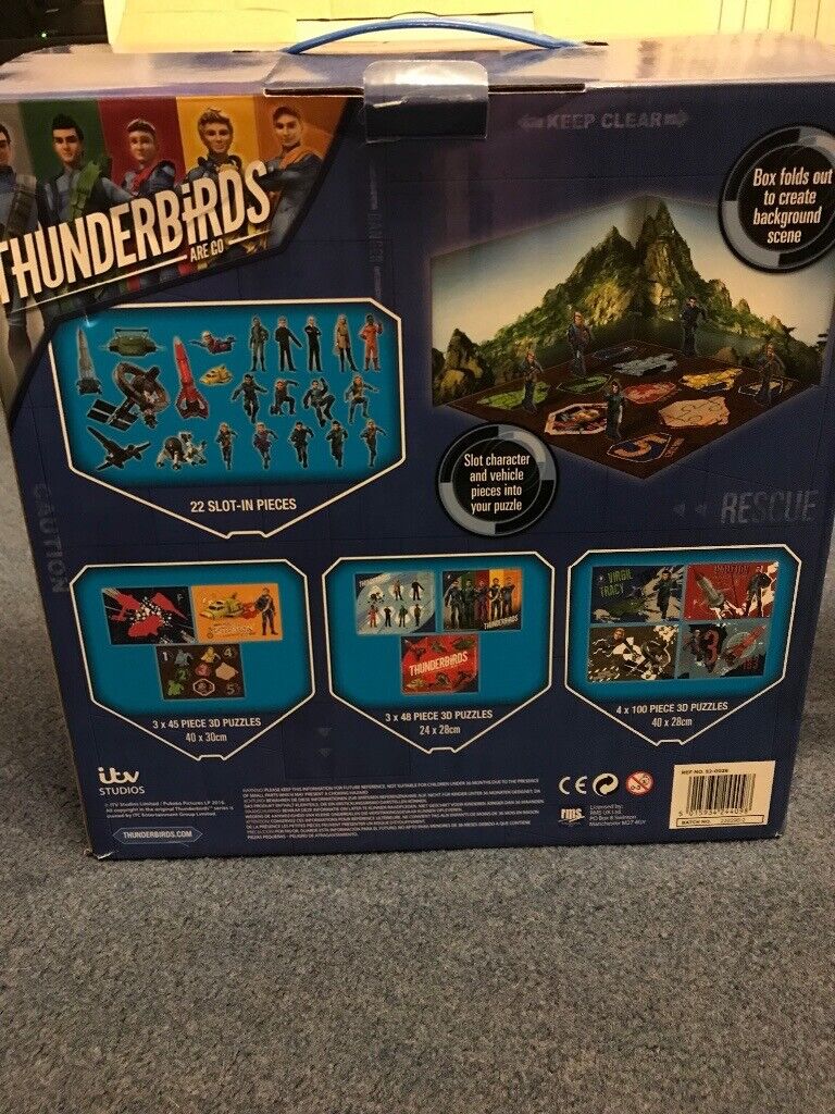 Thunderbirds 10 in 1 3D puzzles