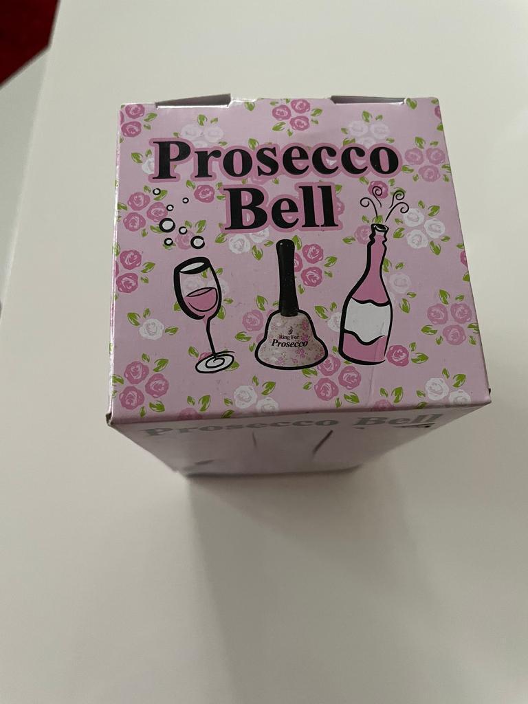 Prosecco Bell, never been used, still in box 