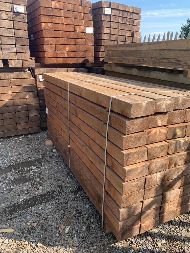 2.4m sleepers timber
