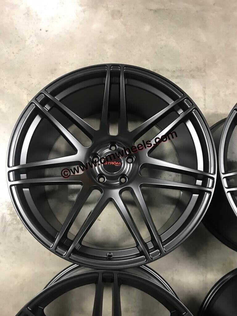 22″ Inch STROM STR3 BMW X5 X6 X7 Wheels 5x120 74.1 E70 E71 F15 F16 E53  