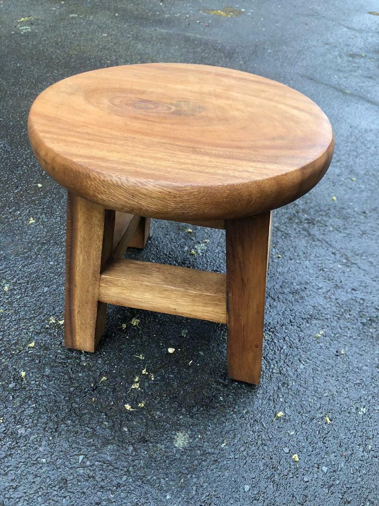 image for Solid wood kids stool(s) or plant stand 