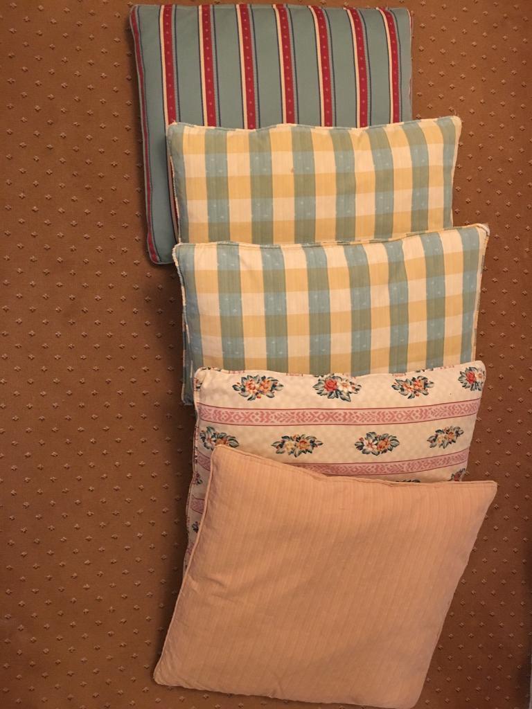 image for 5 large cushions. 60cm by 52cm.