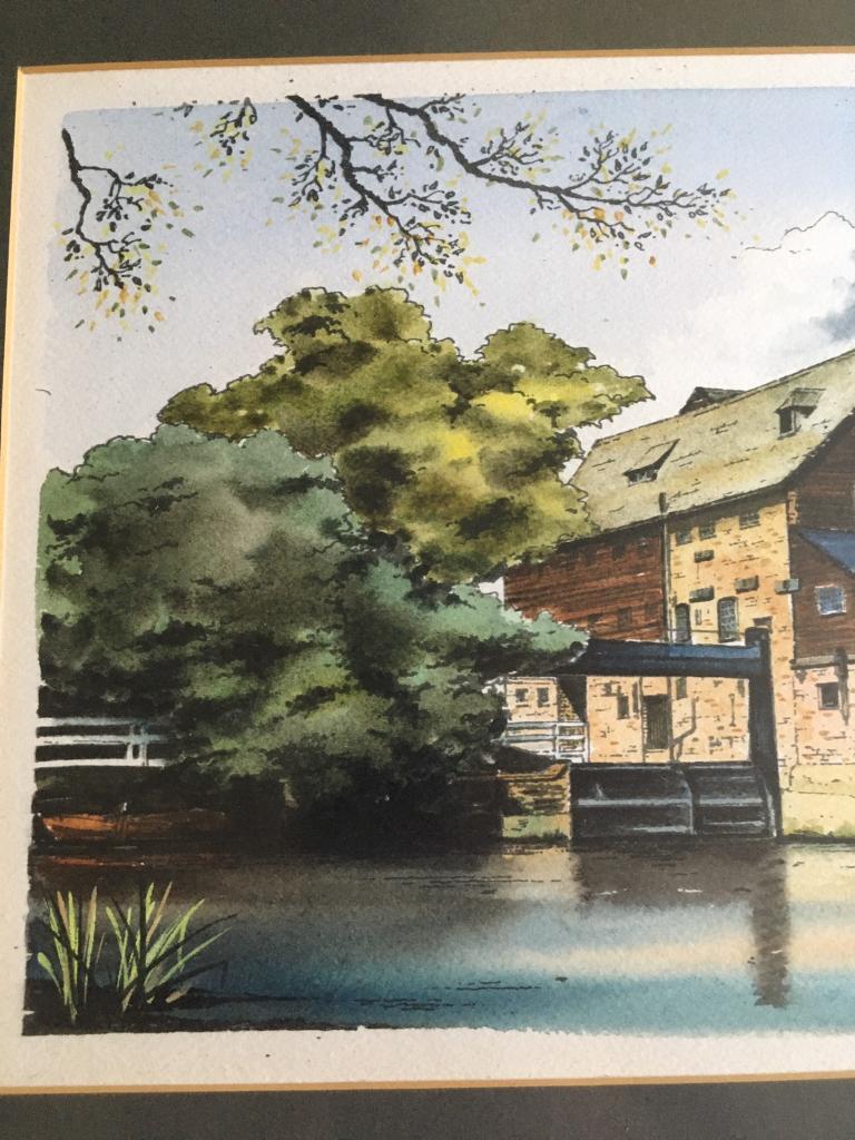 Limited Edition Mounted and Framed Print by F.A. Betteridge 1975 50/75 Hand Signed