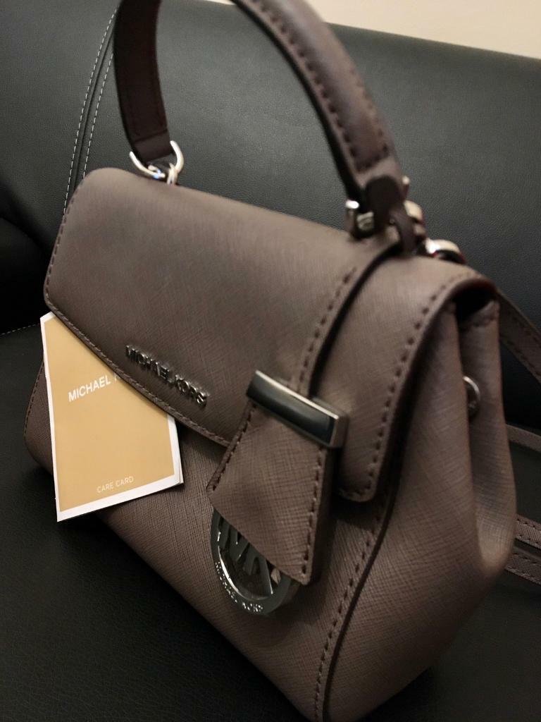 Genuine Michael Kors Brown MK Logo Ladies Hand Bag RRP £230