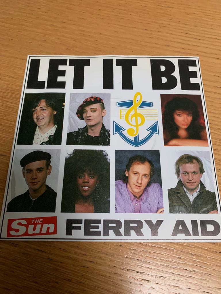 image for Ferry Aid Let It Be 7” Vinyl Record 