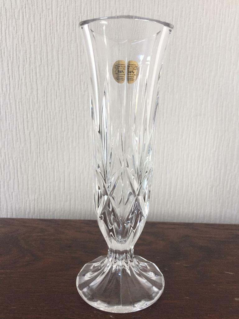 Crystal bud vase 