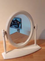 White Oval Dressing Table Mirror Replacement Spair