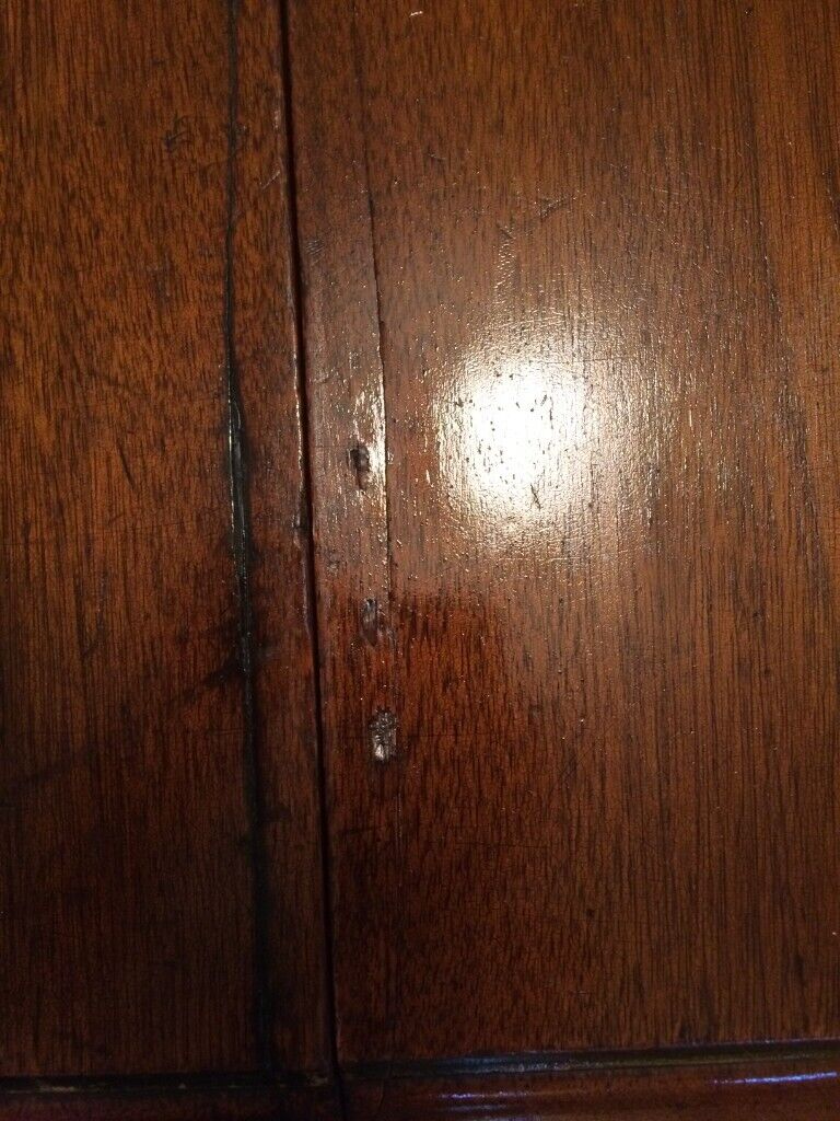 Vintage dropleaf occasional table with integral long drawer, metal footed legs