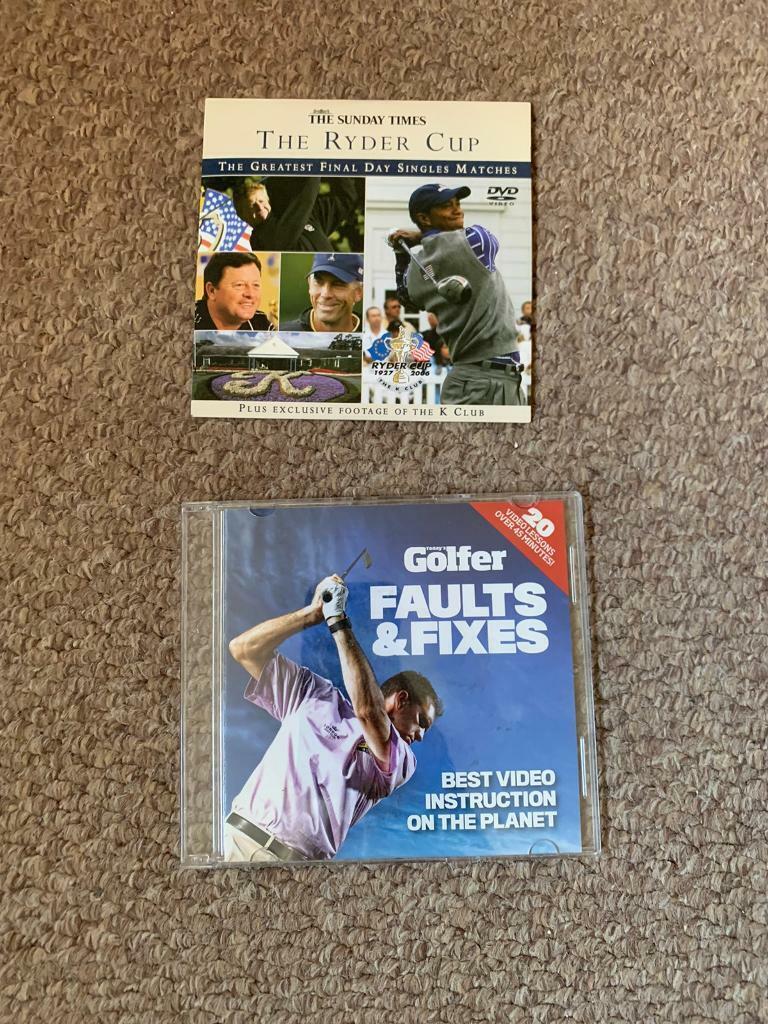 The Ryder Cup Promo The Sunday Times & Today's Golfer Faults & Fixes DVD  Bundle | in Bramley-Guildford, Surrey | Gumtree