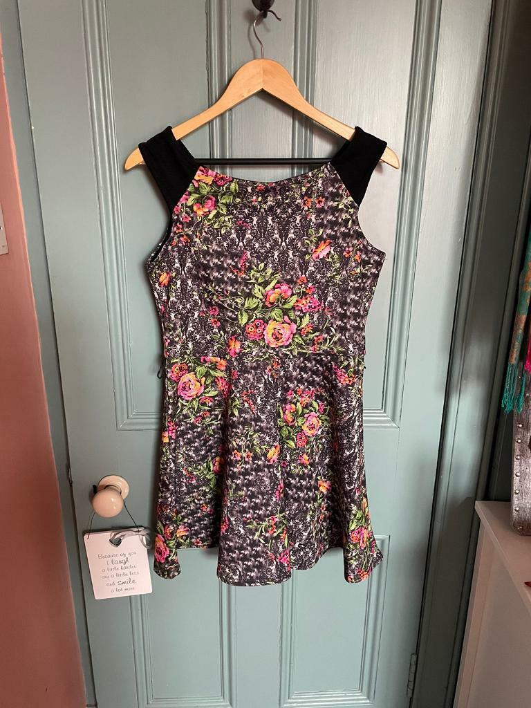 image for 3 x skater mini dresses size 12-14
