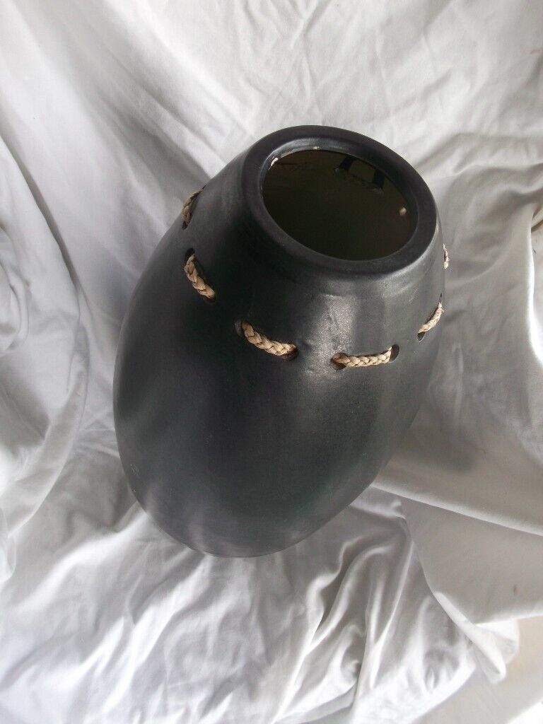 LARGE STONEWARE VASE