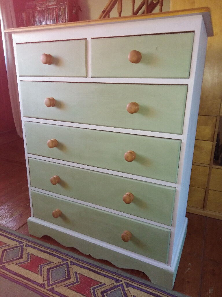 FLIPPED FURNITURE, bedside table/drawers / unique upcycled /renovated.