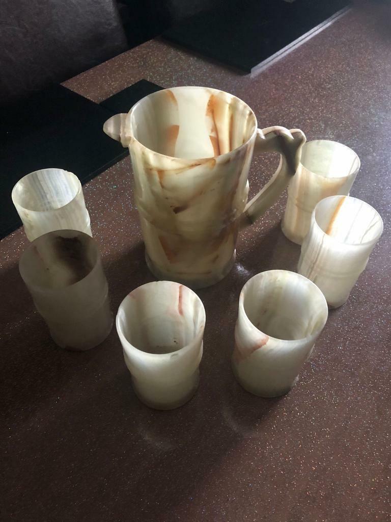 Marble onyx set