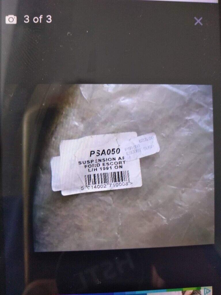 New Ford Escort Suspension Arm L/H 1991 Onwards, No Ball Joint 